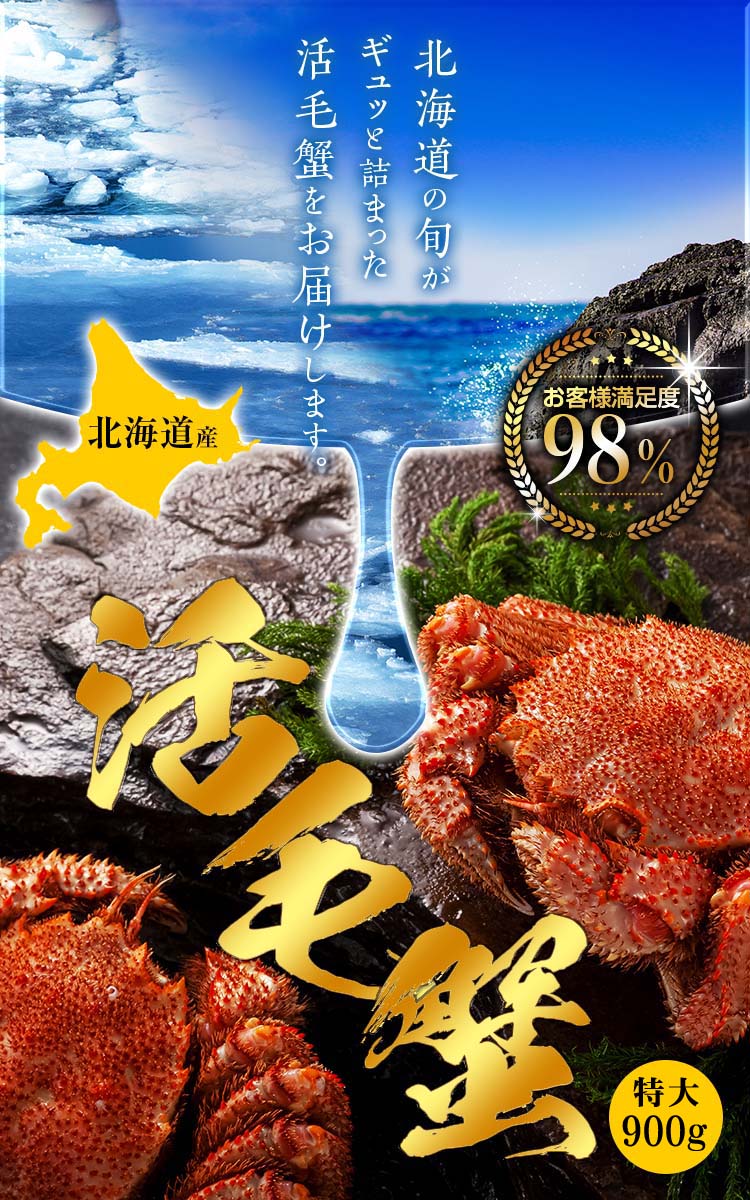 活毛蟹
