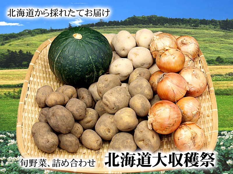 北海道の旬の野菜たっぷり！